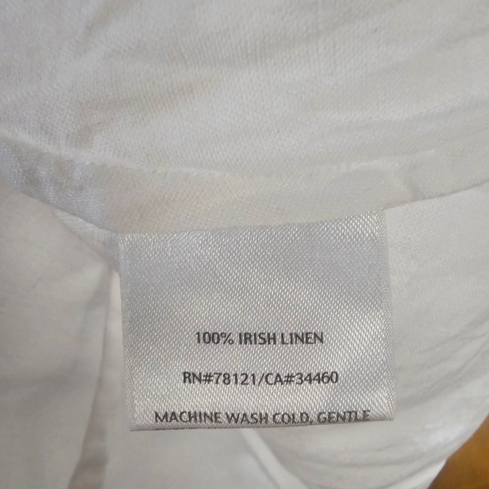 Women's Eileen Fisher White Irish Linen Maxi Dress Size XS - Picture 5 of 8